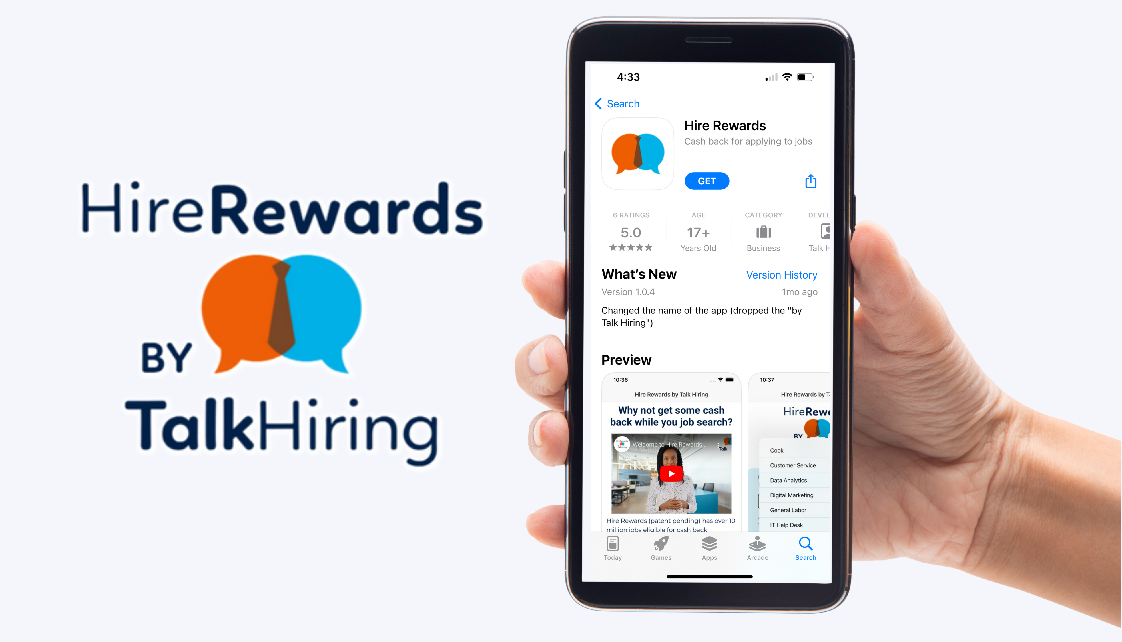 Earn rewards in your job search