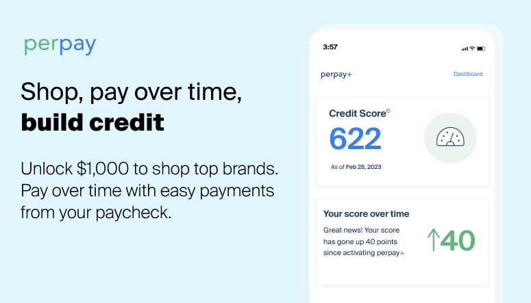 Shop & build credit